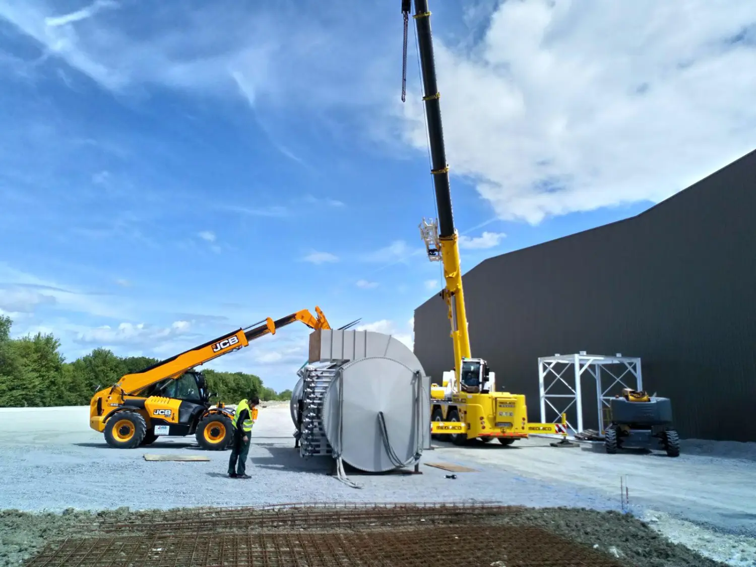 Maschendrahtschweißmaschine vom Ingenieurbüro Tschiersch für Mühlenbau und Getreidetechnik